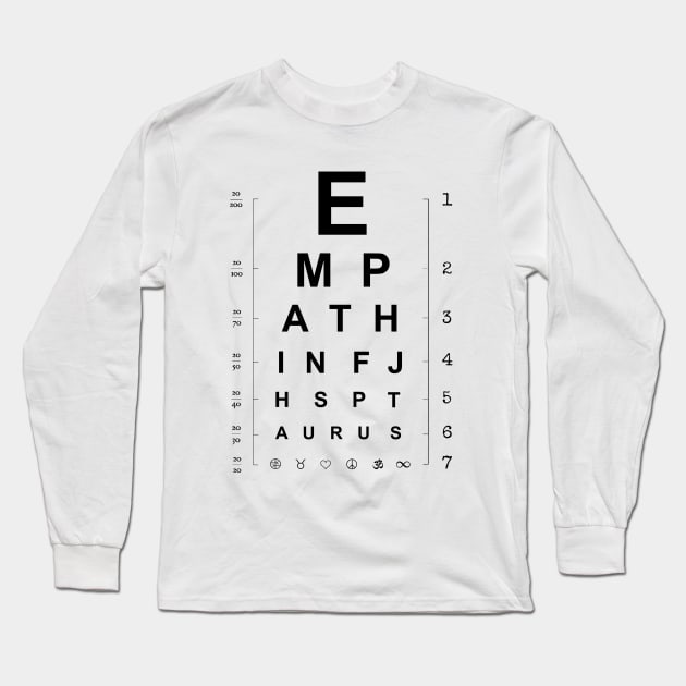 Empath INFJ HSP Taurus Long Sleeve T-Shirt by jennifersoldner